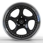 Lip Polished 2 PC Forged Wheels Negative 19X12j Porsche Gt4 Rims