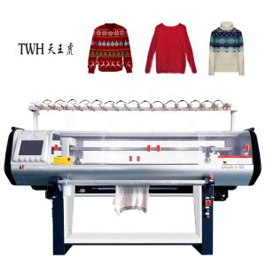 China Single System Auto Computerized Flat Knitting Machines 52&quot; 14g wholesale