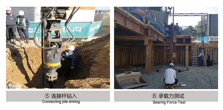 Foundation Construction High Torque Helical Drilling Anchor Screw Piles