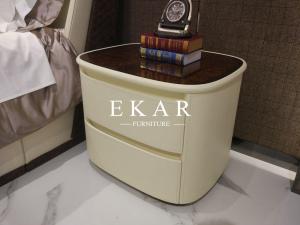 China Hot sale faux leather bedside table W001B11 wholesale