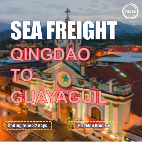 Qingdao To Ecuador South America International Sea Freight Shipping 32 Days