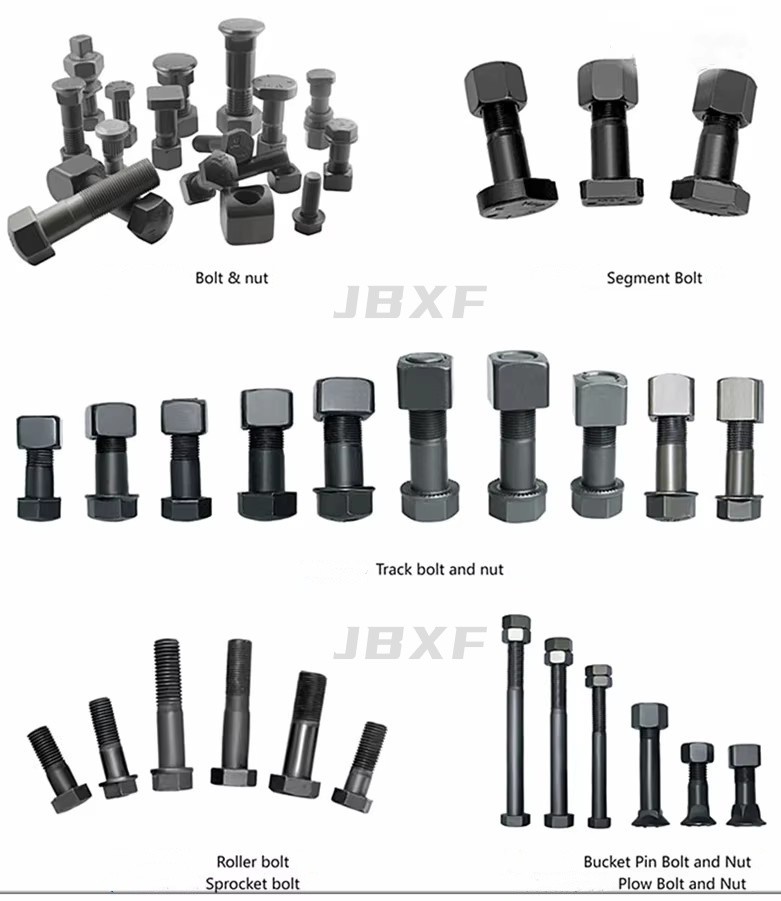 Heavy Equipment Plow Bolts Carbon Steel Corrosion Resistant Full Thread Partial Thread