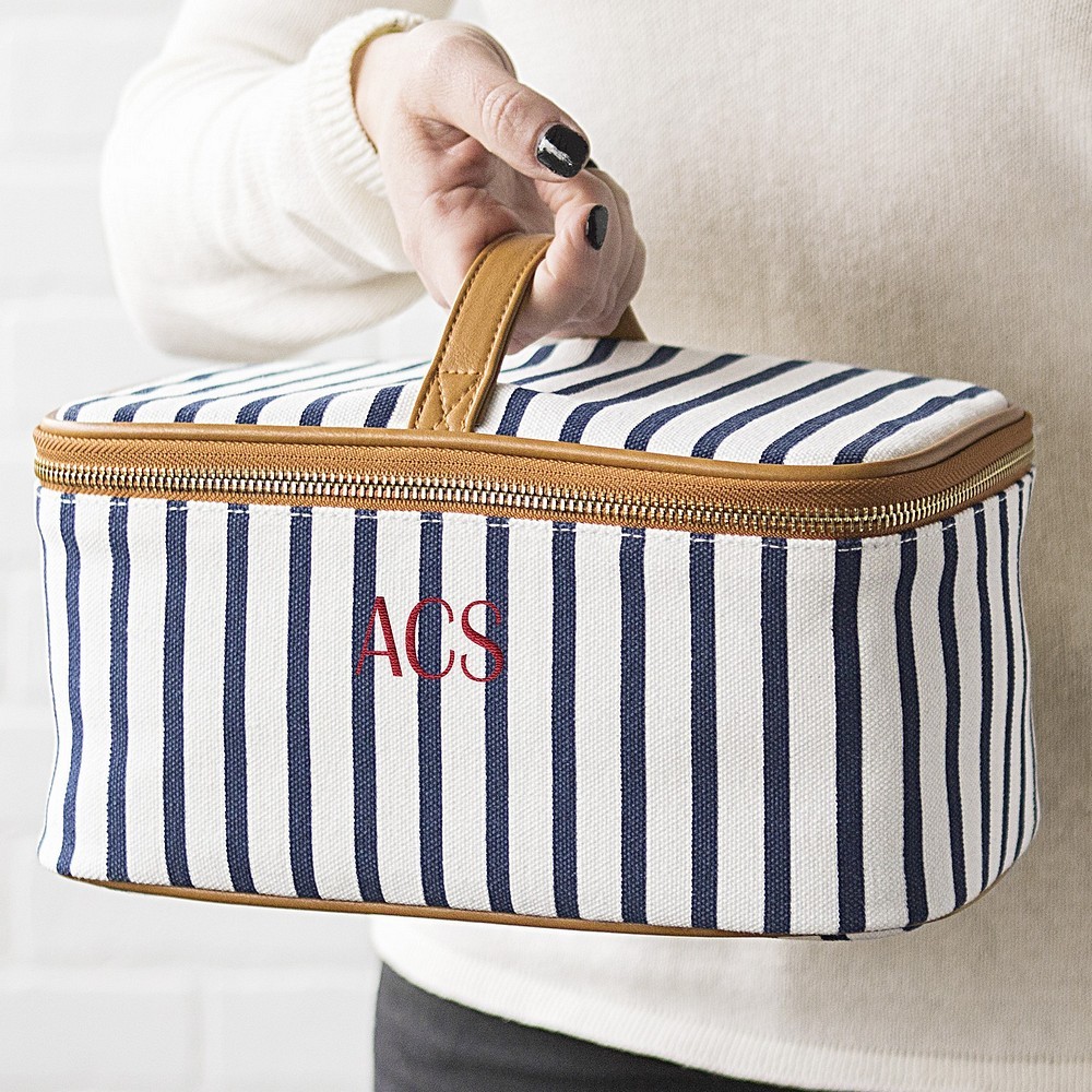 Cosmetic Pouch for Women Travel Makeup Bags Marble Makeup Brush Organizer Bag
