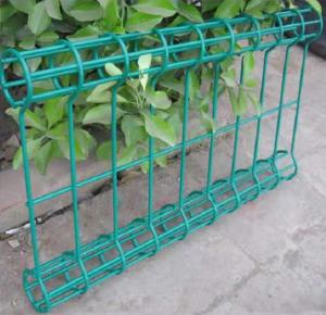 China RAL Powder Coated Roll Top Double Loop Wire Fencing Wire Dia 0.38&quot; wholesale