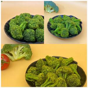China Crunchy Green Goodness Savory Vacuum Fried Broccoli Snacks Delights wholesale