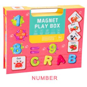 China Preschool Number Recognition Magnetic Jigsaw Puzzle Book For 3 Year Olds Kids wholesale