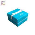 Luxury Jewelry Paper Gift Box / Necklace Presentation Box Velvet Insert