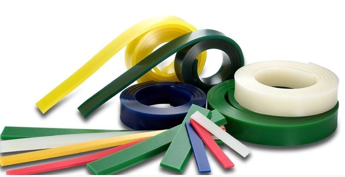 4m Screen Printing Consumables V Shape PU Silk Screen Squeegee Rubber