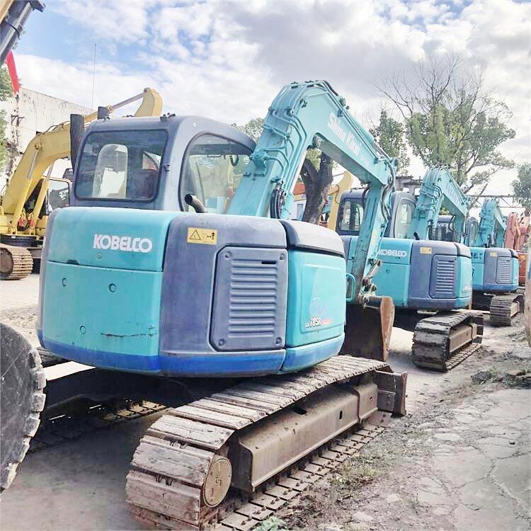 Japan original rubber track sk70sr 7 tons crawler kobelco sk70sr with good condition