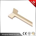 Minghao high quality 22.84*84.11mm Light gold metal wallet accessories