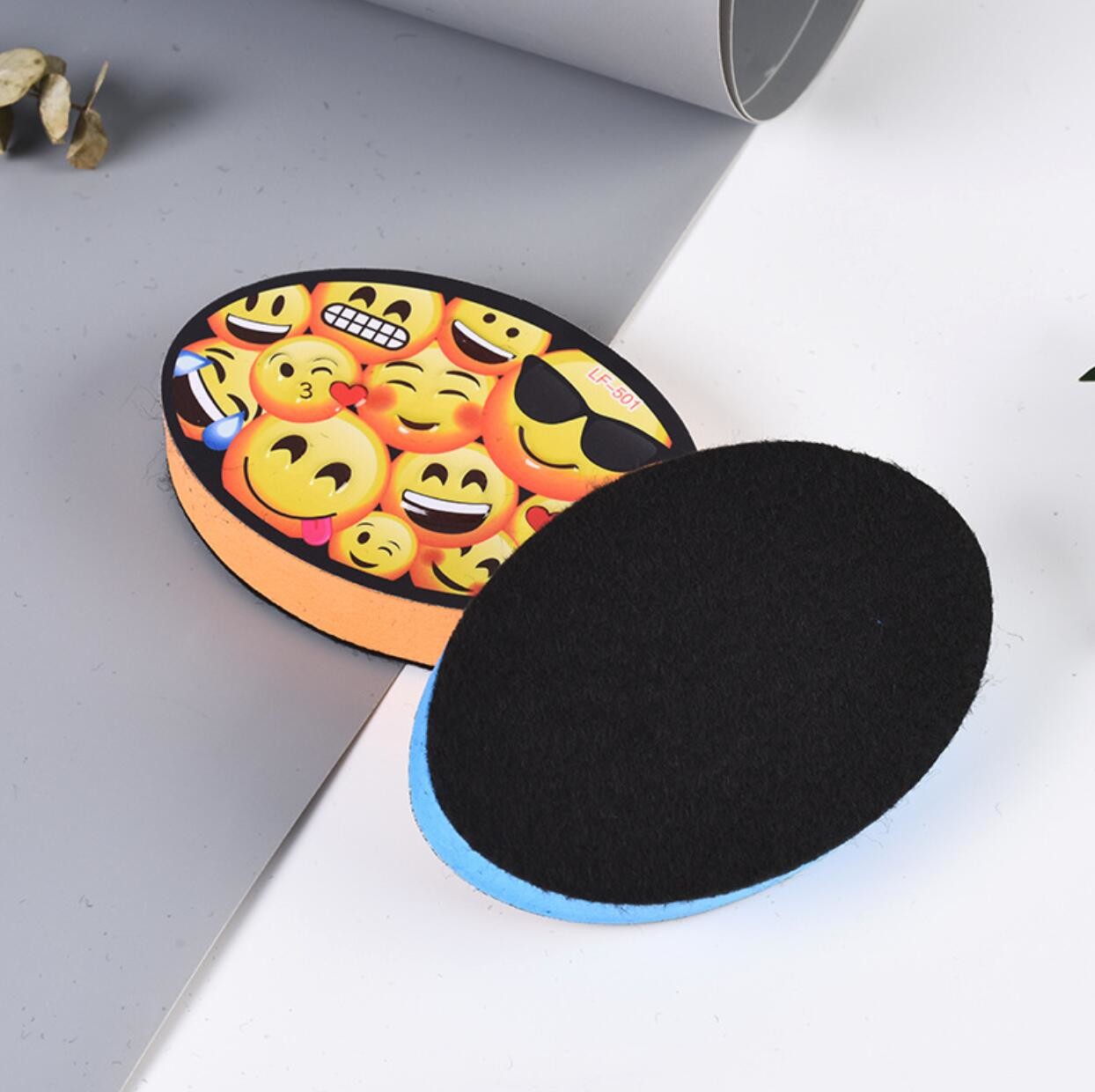 Cartoon Emoticon Magnetic Dry Eraser Magnet For Blackboard Whitebaord