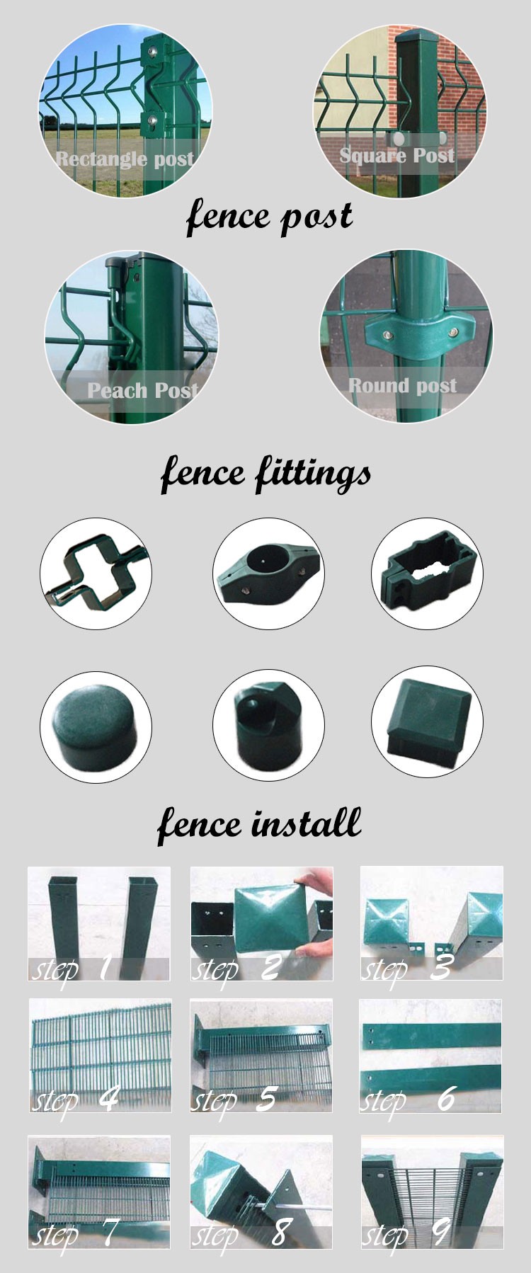 white color Hot Dipped Galvanised BRC Welded Wire Mesh Fence / Galvanised BRC Welded Mesh