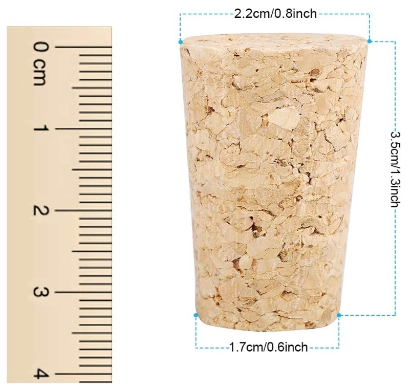 OEM/ODM Accepted Natural Wine Conical T Corks for Replacing Corks on Red Wine Bottles