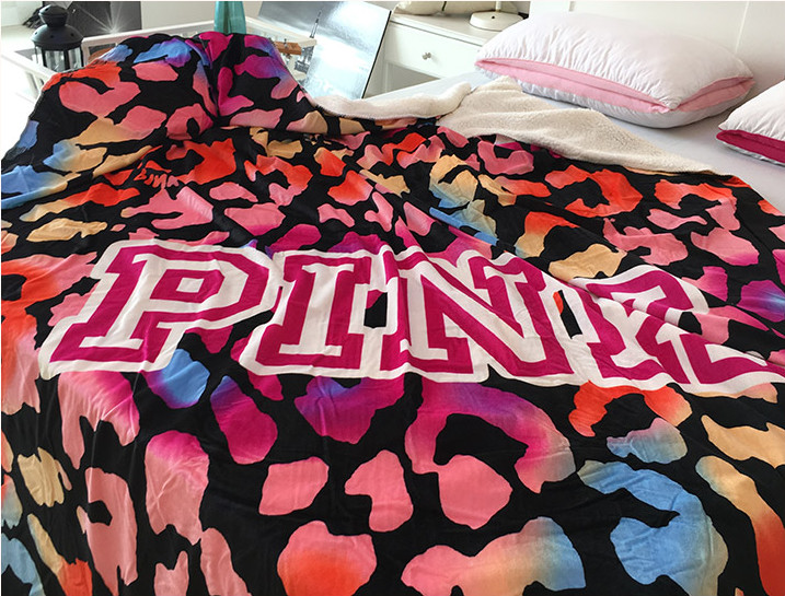 Sherpa Screen Printed Blanket , Double Sided Flannel Blanket 100% Polyester