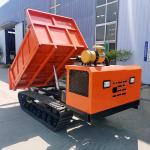 Hydraulic Truck Dumper 4 Tons Crawler Carrier Mini Dumper Loading