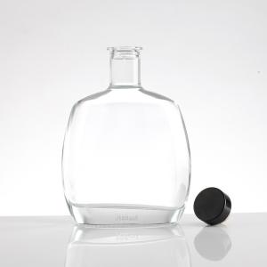 China Customized Logo Glass Bottle for Spirit Gin Liquor Whisky Rum Tequila Vodka 750ml 700ml wholesale