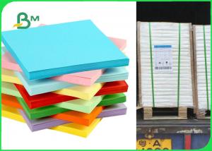 China FSC Blue / Green Colored Offset Printing Paper For Stickey Notes 80gsm 120gsm on sale