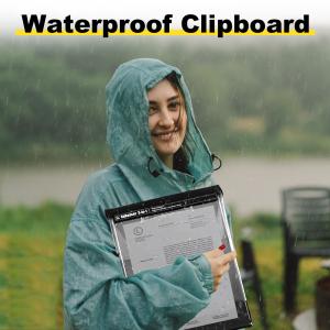 China PVC Plastic Black Outdoor Waterproof Clipboard Wear Resistant wholesale
