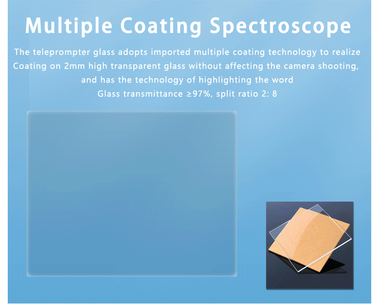 TS2200 Dual Screen Studio Teleprompter for Laptop Private Mold Live Sports Application
