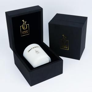 China 600g Youfu Custom Luxury Packaging Boxes , C2S Luxury Candle Gift Box Wood Leather wholesale