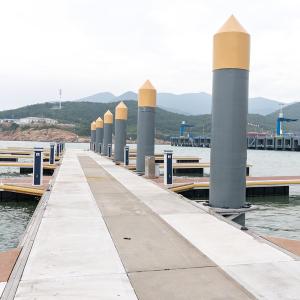 China Waterfront Marine Aluminum Gangways / Marine Floating Bridge EPS Foam wholesale
