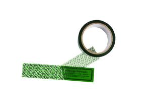 China Green Tamper Seal Tape Digital Serial Numbering Pressure Sensitive Adhesive wholesale