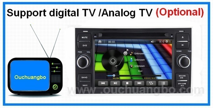 Ford Transit /Foucs car radio with gps navigation radio ipod bluetooth CD player OCB-8629