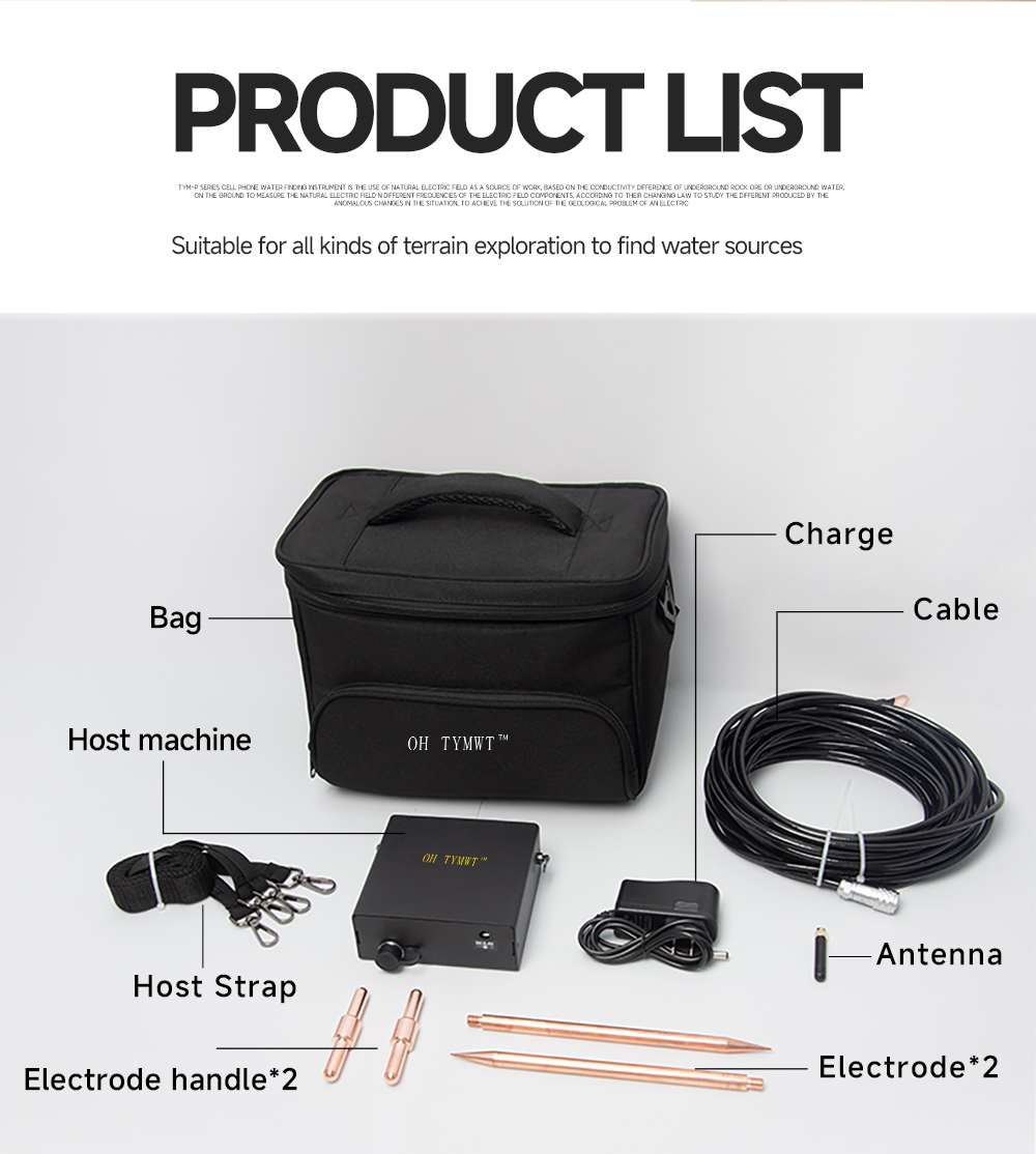 TYM P Series Auto Mapping Borehole Water Detection Machine Mobile Underground Water Detector