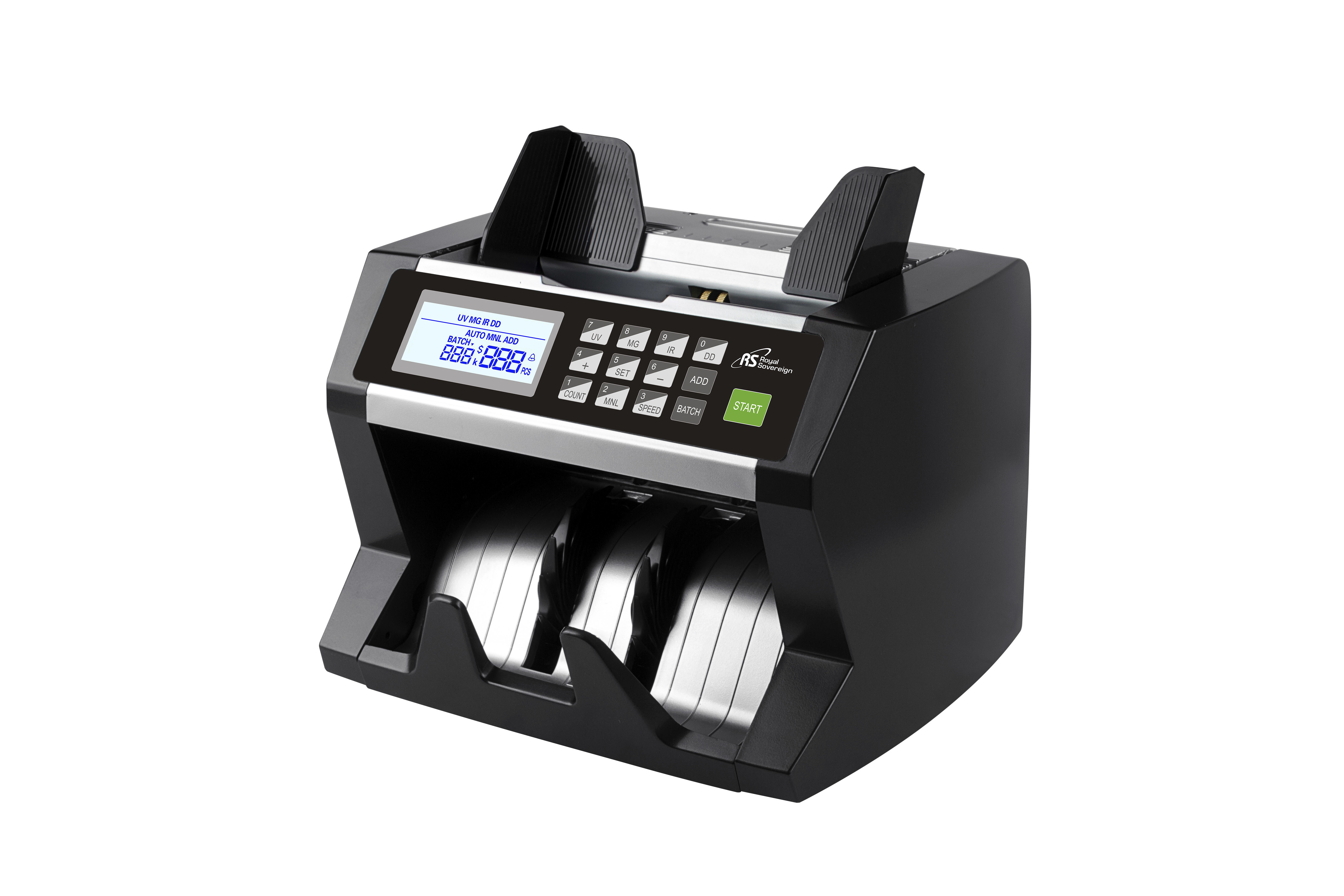 FRONT LOADING COUNTING MACHINE with UV+MG DETECTION heavy-duty banknote counter