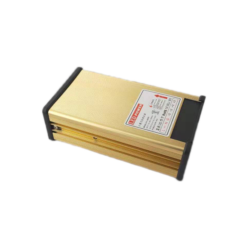 24v 400w rainproof power supply in slim type Golden color LED transformer Adapter for LED Light