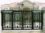 Courtyard Wrought Iron Doors Anti Corrosion Q 235A Grade Steel Material