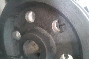 China Finished Travelling Wheels Alloy Steel Castings With HRC40 Hardness wholesale