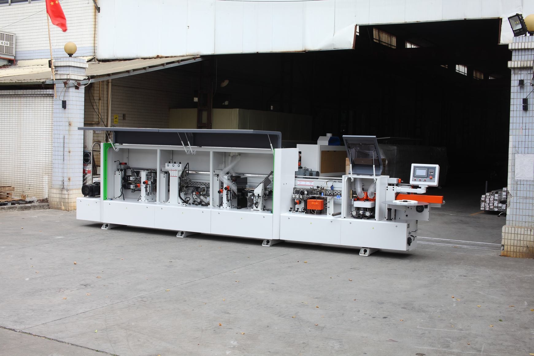 Contour Automatic Edge Banding Machines With Groove Cutting Laminate Edging Machine