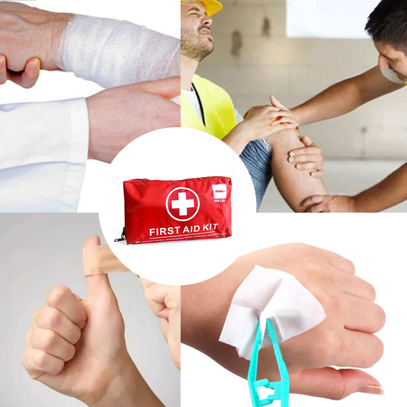 40PCS Car Accessories Medical Support Emergency Kit First Aid Kid for Car Emergencies