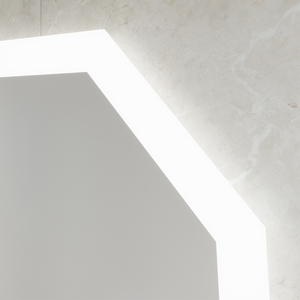 Water Resistant Vanity Mirror With Lights Creative Design Led Bathroom Mirror