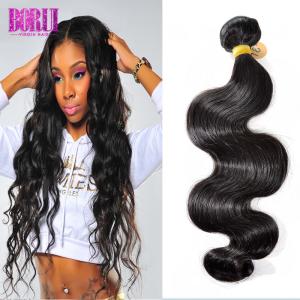 China Cuticle Aligned Brazilian Virgin Human Hair Body Wave With Lace Closure wholesale