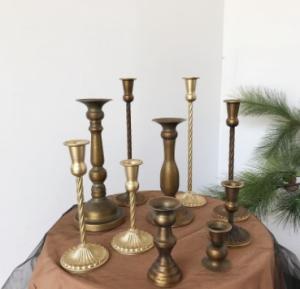 China Golden Wear Resistant 0.5KG Nordic Style Candle Holder wholesale