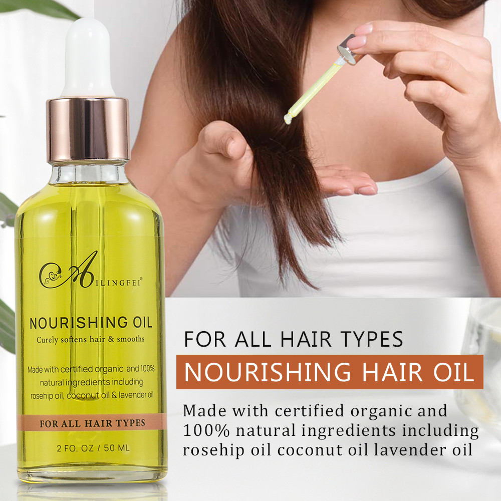 Private Label Natural Rosmary Castor Seed Ginger Root Lavender Massage Moisturizing Nourishing Hair Oil