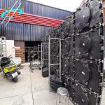 Aluminum 6082 LED Screen Ground Supports Truss Structure