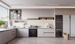 Customized Modern Design Plywood Particleboard Carcass Lacquer Kitchen Cabinets