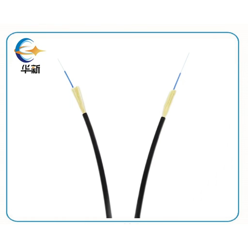 1 Core Indoor Optical Cable Aramid Yarn LSZH GJFJH Tight Buffer FRP Kevlar