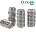 TOBO 304 316 stainless headless screw slotted head screw DIN551
