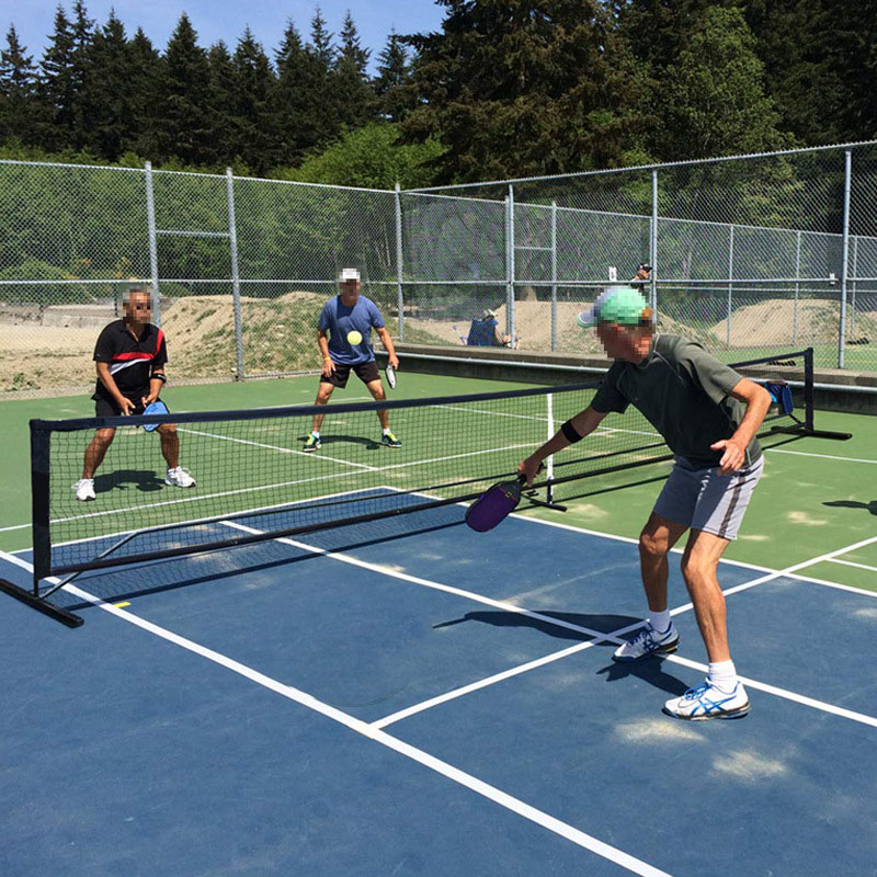 Outdoor Training Portable Pickleball Net Lightweight With Square Hole