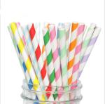 FDA Approved Baby Shower Paper Straws Recyclable Odor Free Earth Friendly