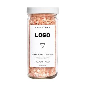 China 30g 250g Relaxing Bath Salts OEM Hemp Pink Himalayan Salt Bath wholesale