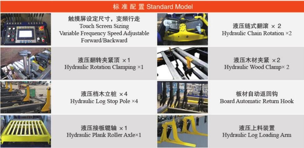 Automatic Hydraulic Wood Band Sawmill, Hydraulic automation Log Bandsaw Mill Machine