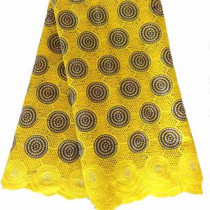 China 2015 100 % cotton high quality african wedding cloth dry lace wholesale