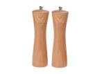 Food Grade Bamboo Wooden Salt & Pepper Mills Natural Color No Microwave