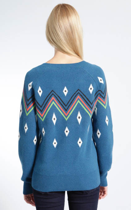 Women ' S Pullover Jacquard Knit Sweater For Hiking / Traveling Complex Material