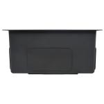 9'' Large SS304 Black Matt Kitchen Sink Rectangular Shaped